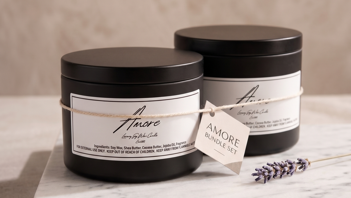 Massage Oil Candle Combo